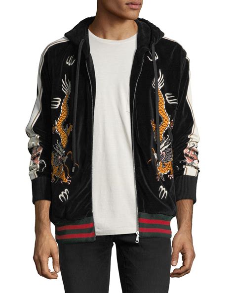 mens gucci zip hoodies lyst|Gucci Sweatshirts for Men .